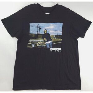 Ice Cube T-Shirt Mens XL Black Cotton Short Sleeve NWA Rap Hip Hop Pullover